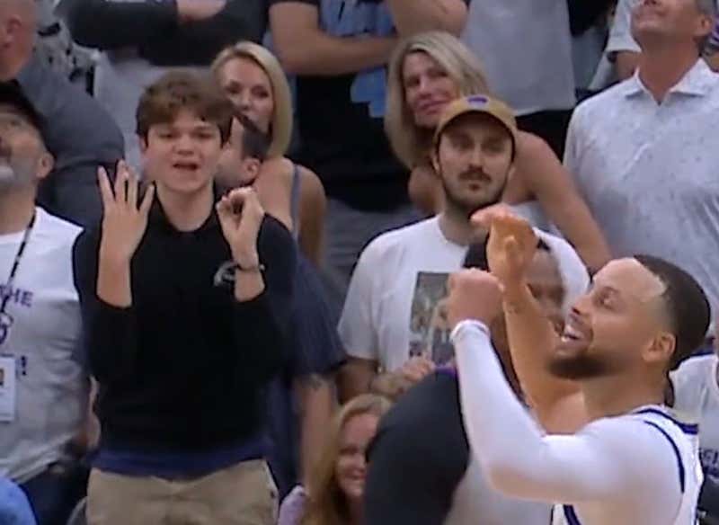 Bad News For The Beam Team: This Young, Naive Kings Fan Might've Triggered The Wrath Of Steph Curry