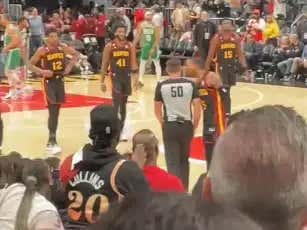 As Expected, Dejounte Murray Is Suspended For Game 5 After Confronting And Making Contact With An Official