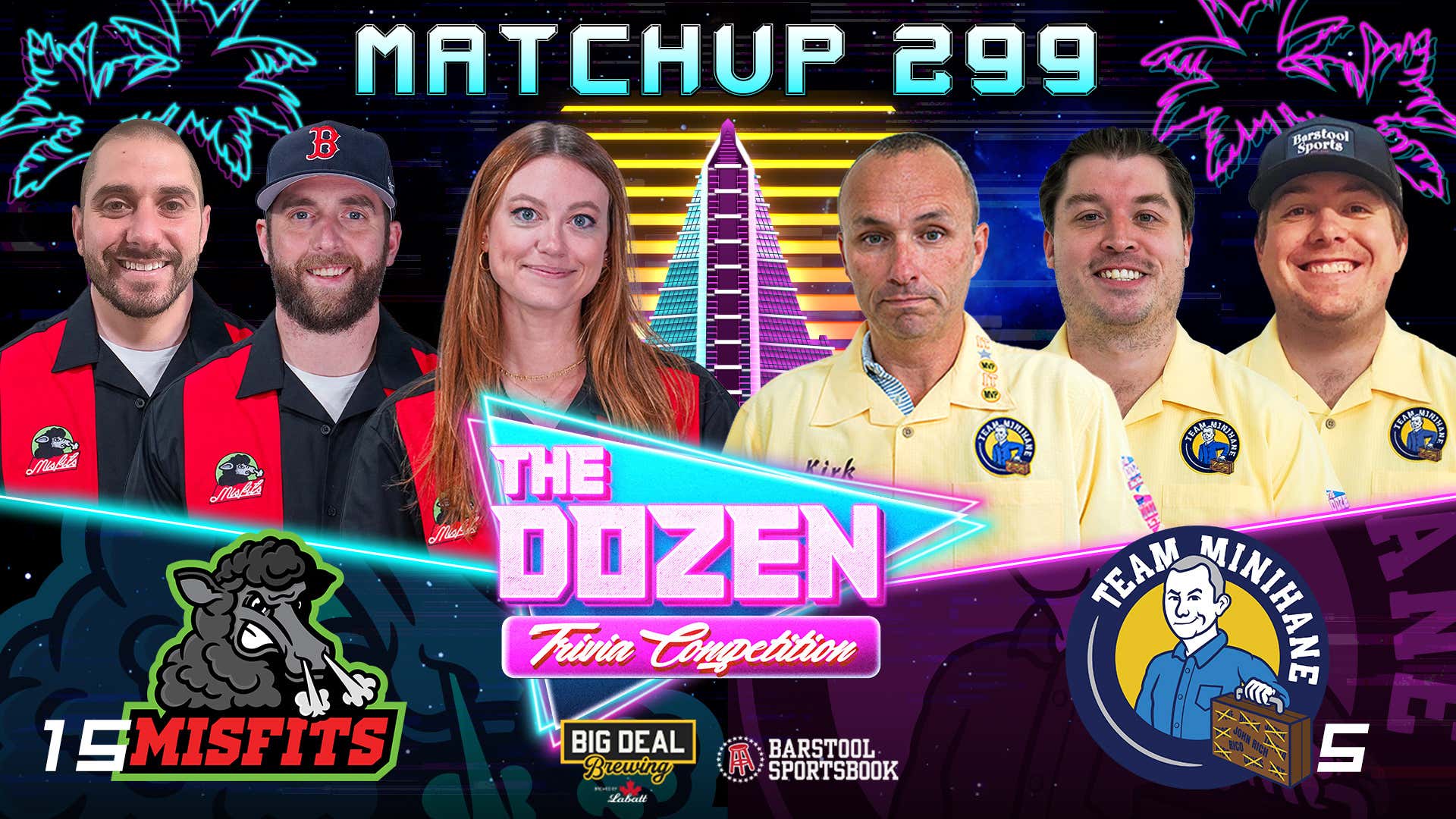 5Team Minihane vs. 15The Misfits (The Dozen, Match 299) Barstool Sports