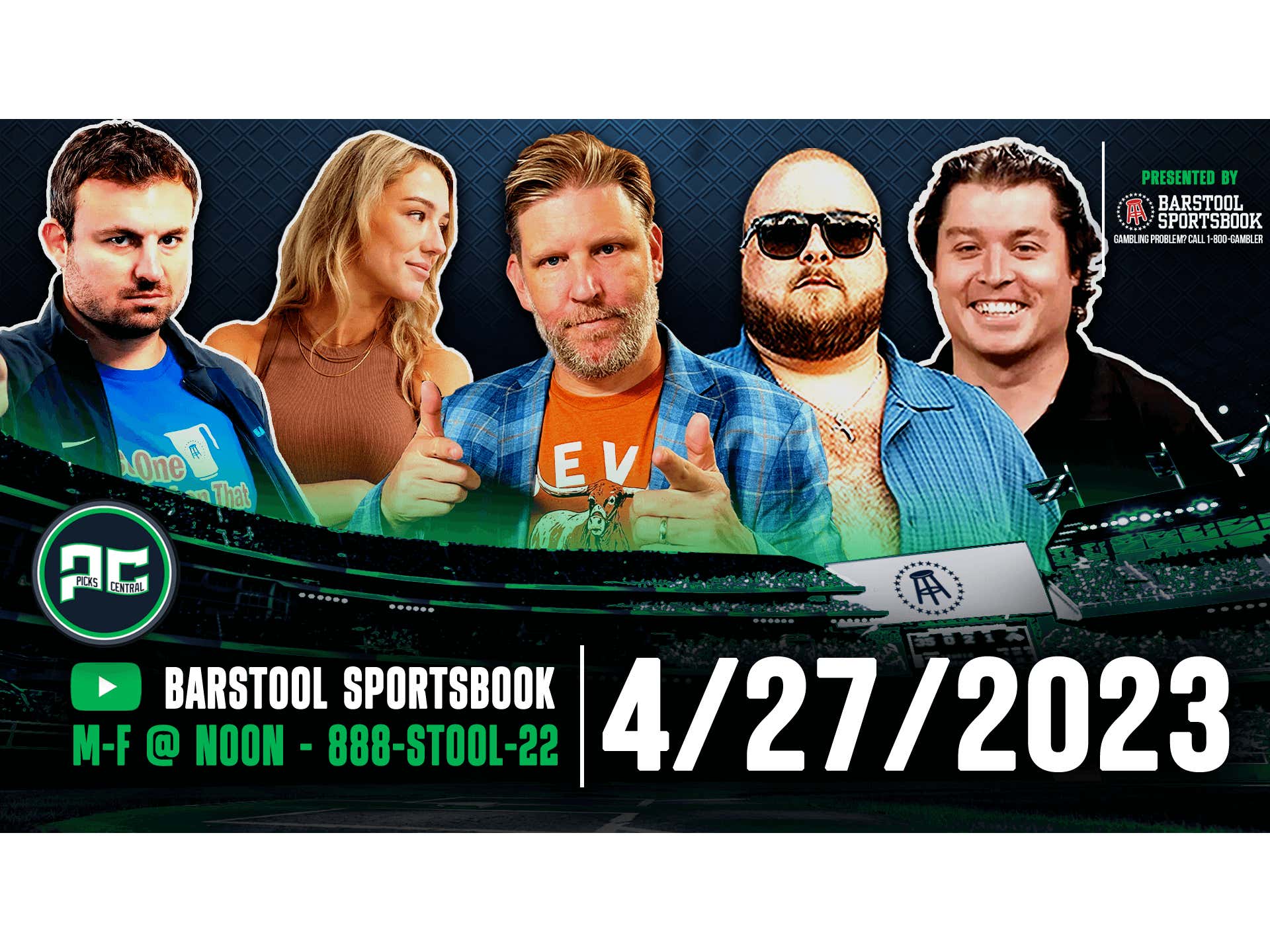 Barstool Sports Picks Central Thursday, April 27, 2023 Barstool Bets