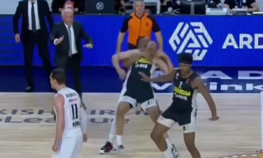 Guerschon Yabusele Body Slammed Donte Exum In What Was An Absolutely Wild Basketball Fight In The EuroLeague
