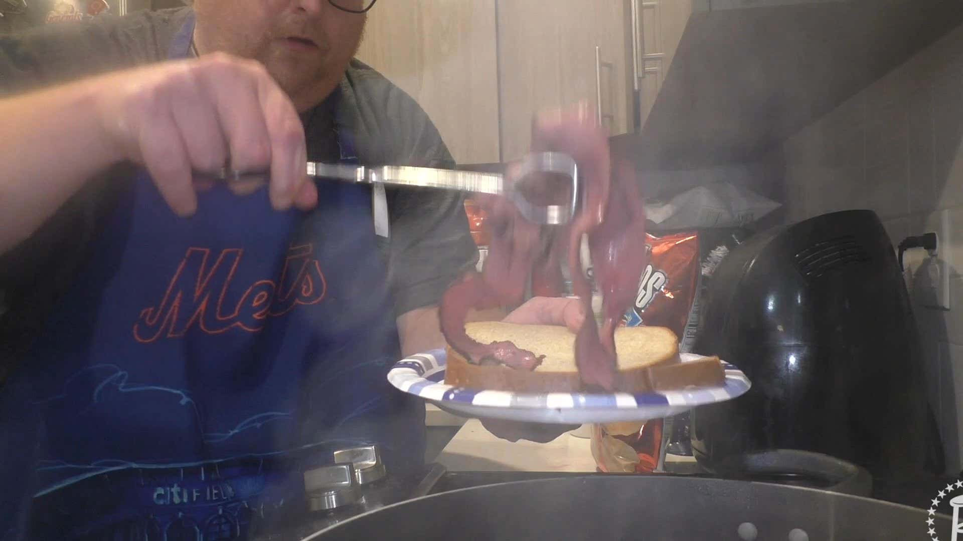 Tank Cooks Steamed Pastrami