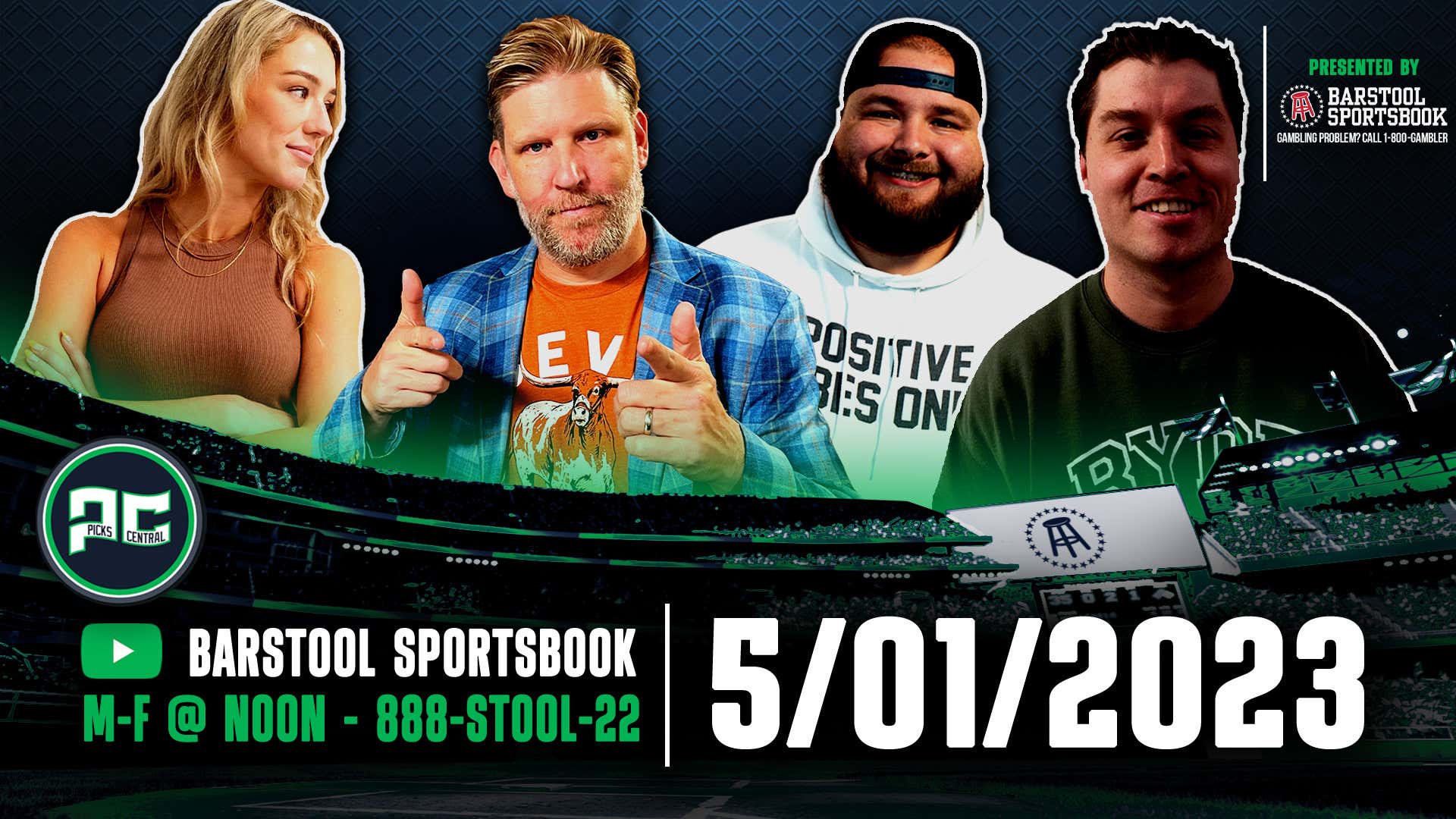 Barstool Sports Picks Central Monday, May 1, 2023 Barstool Sports