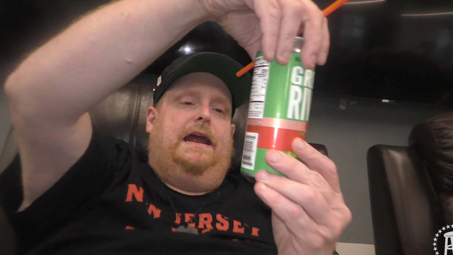 Tank's Taste Test Green River Soda With Cherry