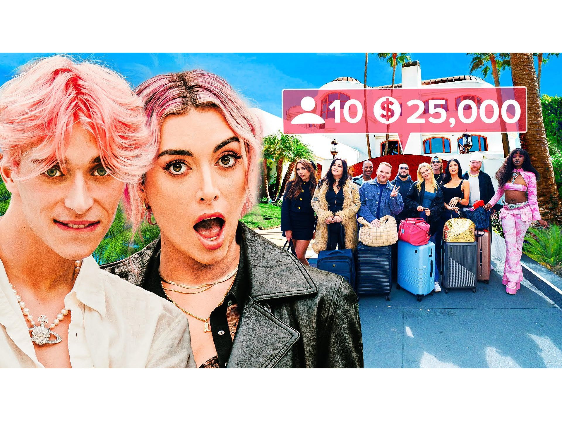 We Trapped 10 Influencers in a House to Win $25,000 || Project Verified Episode 1