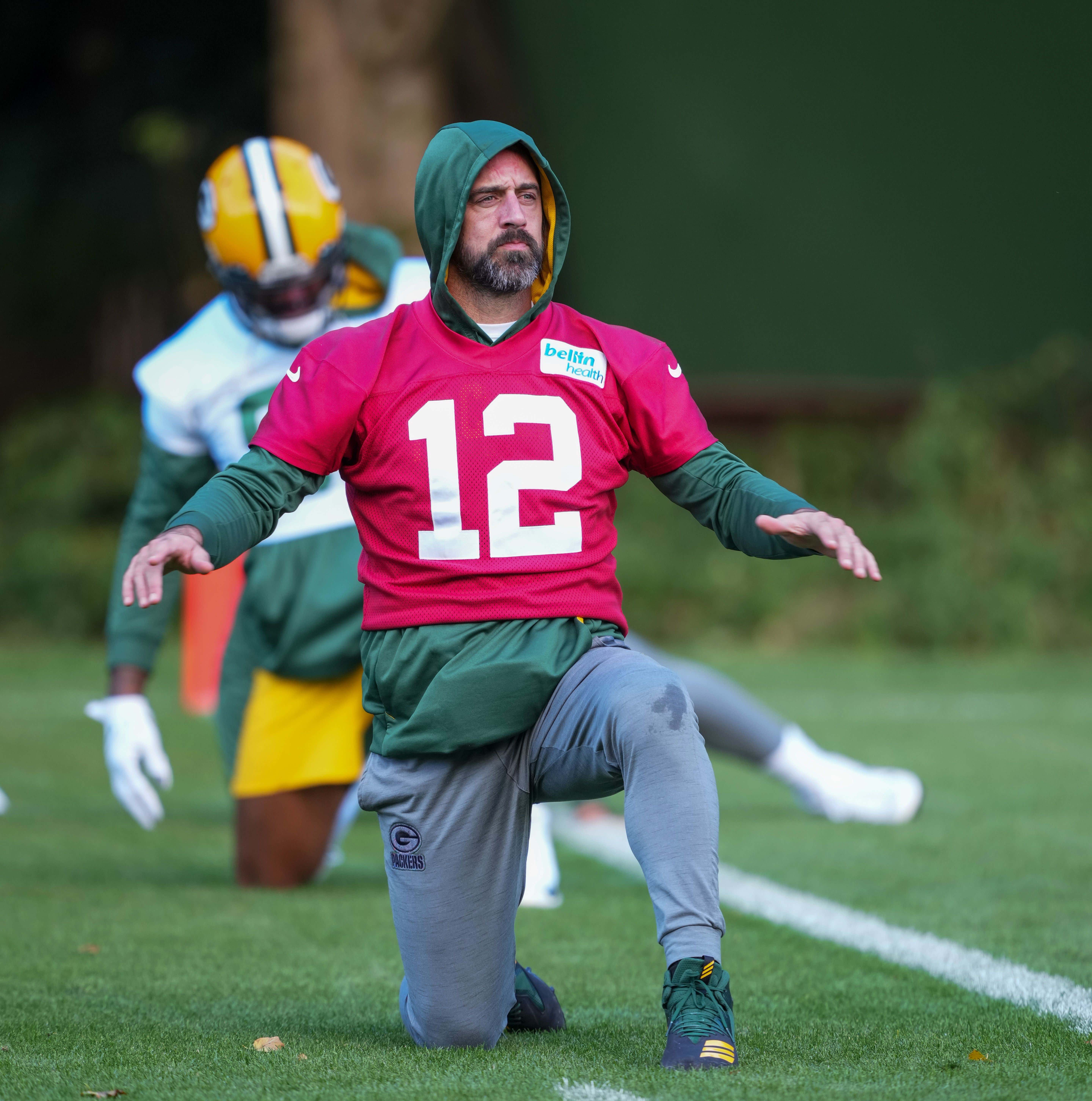 Great News for Jets Fans: Aaron Rodgers Says He'll Be at 'More Than Half' Their Practices
