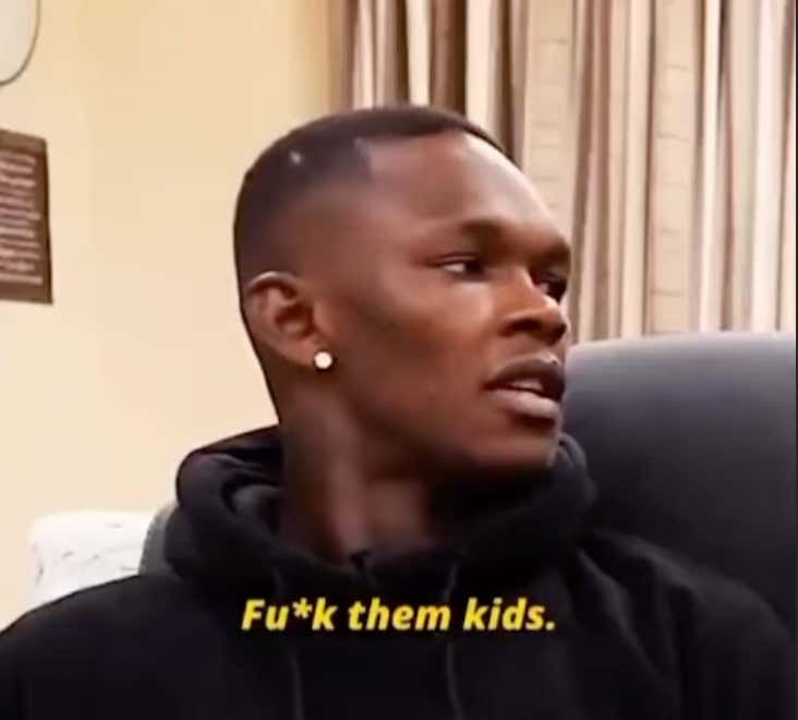 FUCK THEM KIDS!!! Israel Adesanya Explains His "Night Night" Gesture Directed At Alex Pereira's Kid After UFC 287
