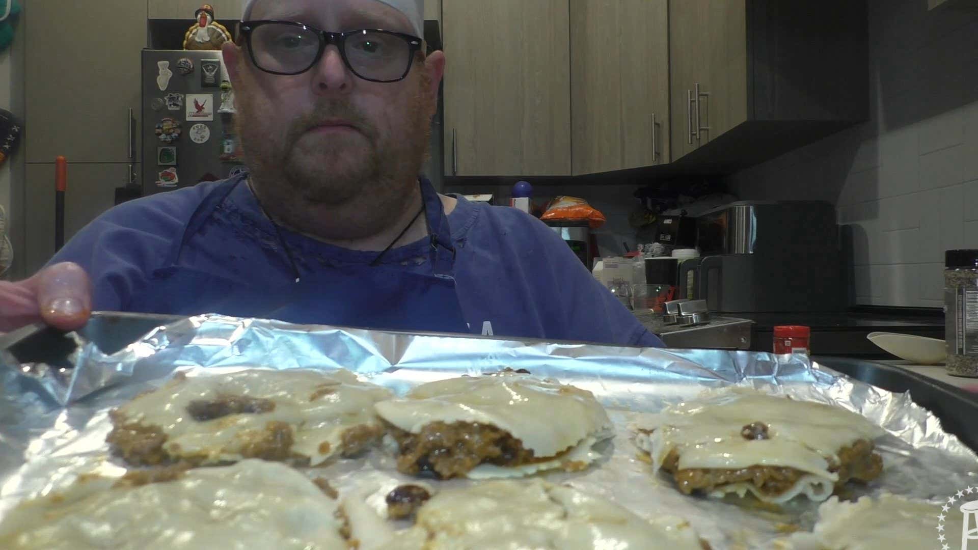 Tank Cooks Beef Empanadas