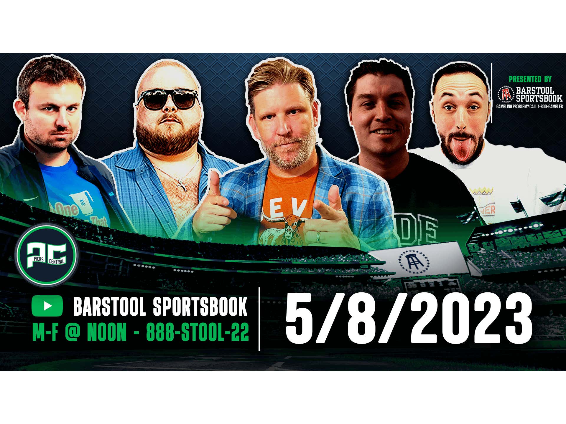 Barstool Sports Picks Central Monday, May 8, 2023 Barstool Bets