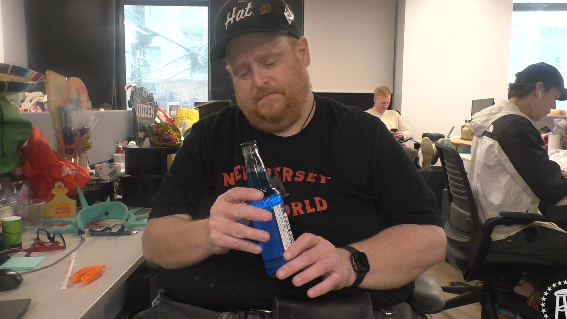 Tank's Taste Test Black Bear Blue Raspberry Soda