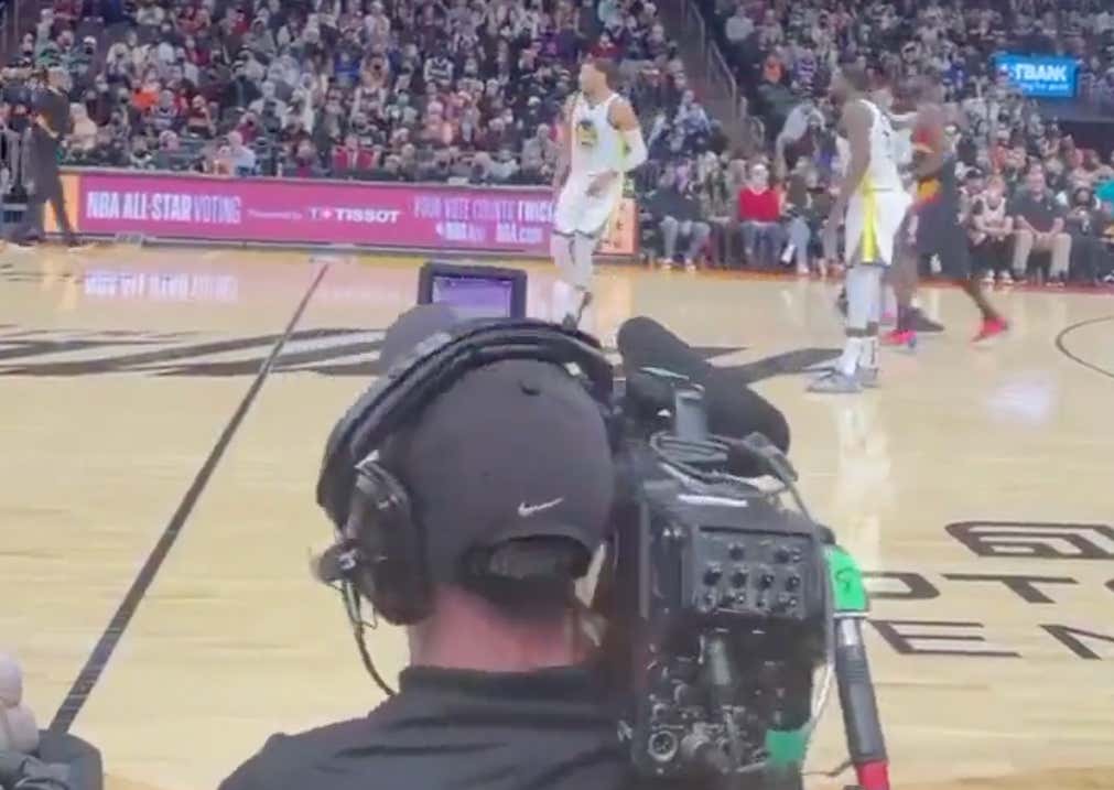 This Video Showing An NBA Cameraman Flawlessly Covering All The Action From The Floor Is INSANELY Impressive