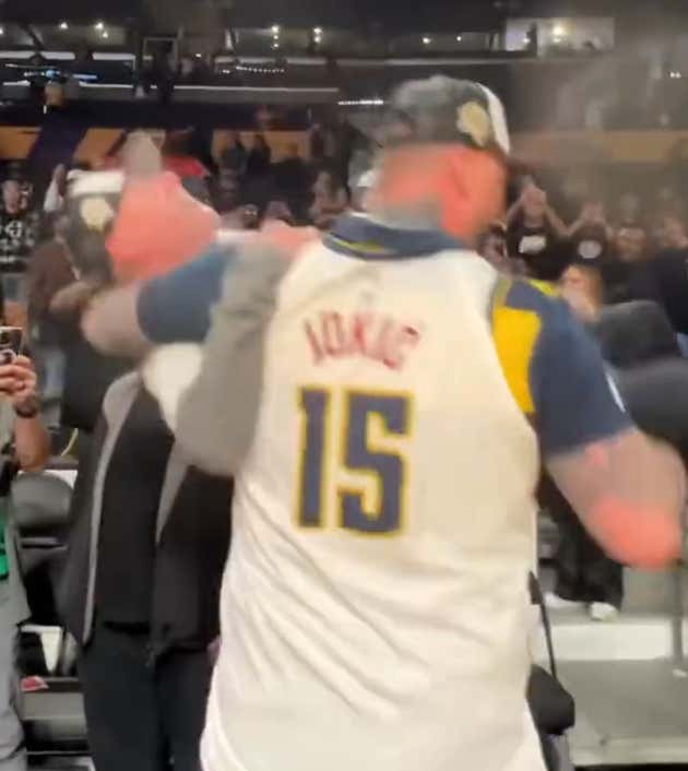 The Jokic Brothers Celebrate The Nuggets Going To The Finals By Tossing Michael Malone Around Like A Child