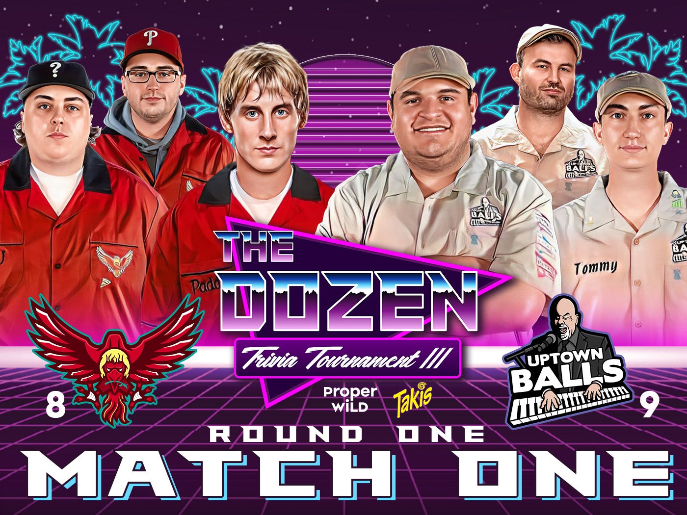 8-The Baddies vs. 9-Uptown Balls (The Dozen: Trivia Tournament III - Round 1, Match 01)