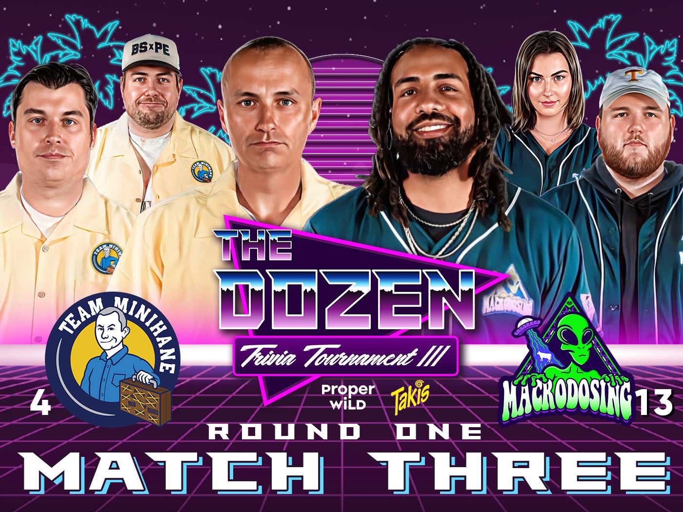4Team Minihane vs. 13Macrodosing (The Dozen Trivia Tournament III