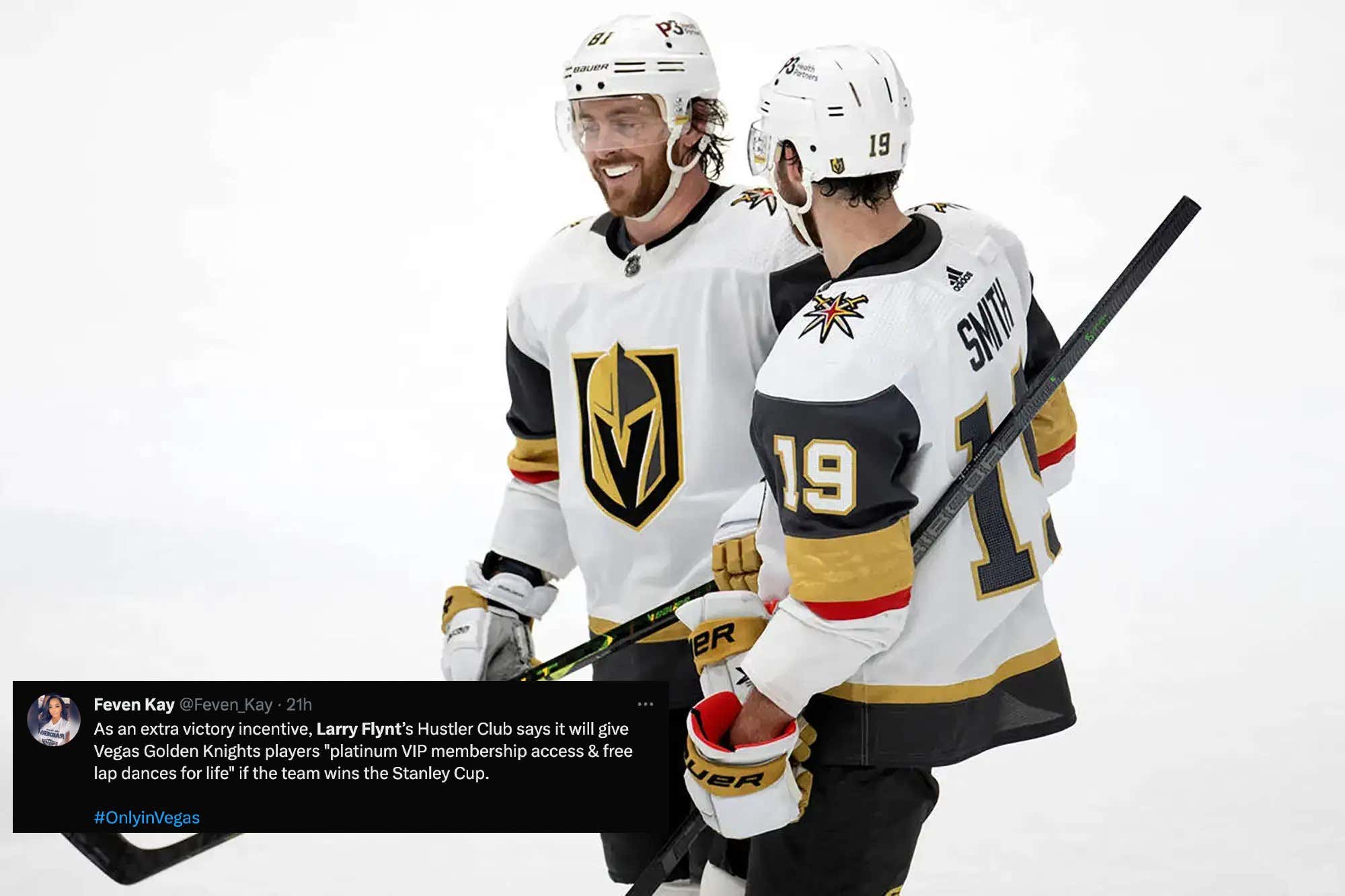 Because It's The Cup: One Strip Club Is Offering The Vegas Golden Knights "Free Lap Dances For Life" If They Win The Stanley Cup