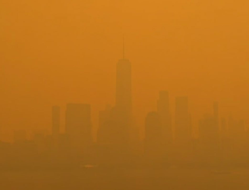 New York City Now Has The Worst Air Quality Of Any Major City On Earth, "Ground Stops" Issued At Both Laguardia And Newark Airports