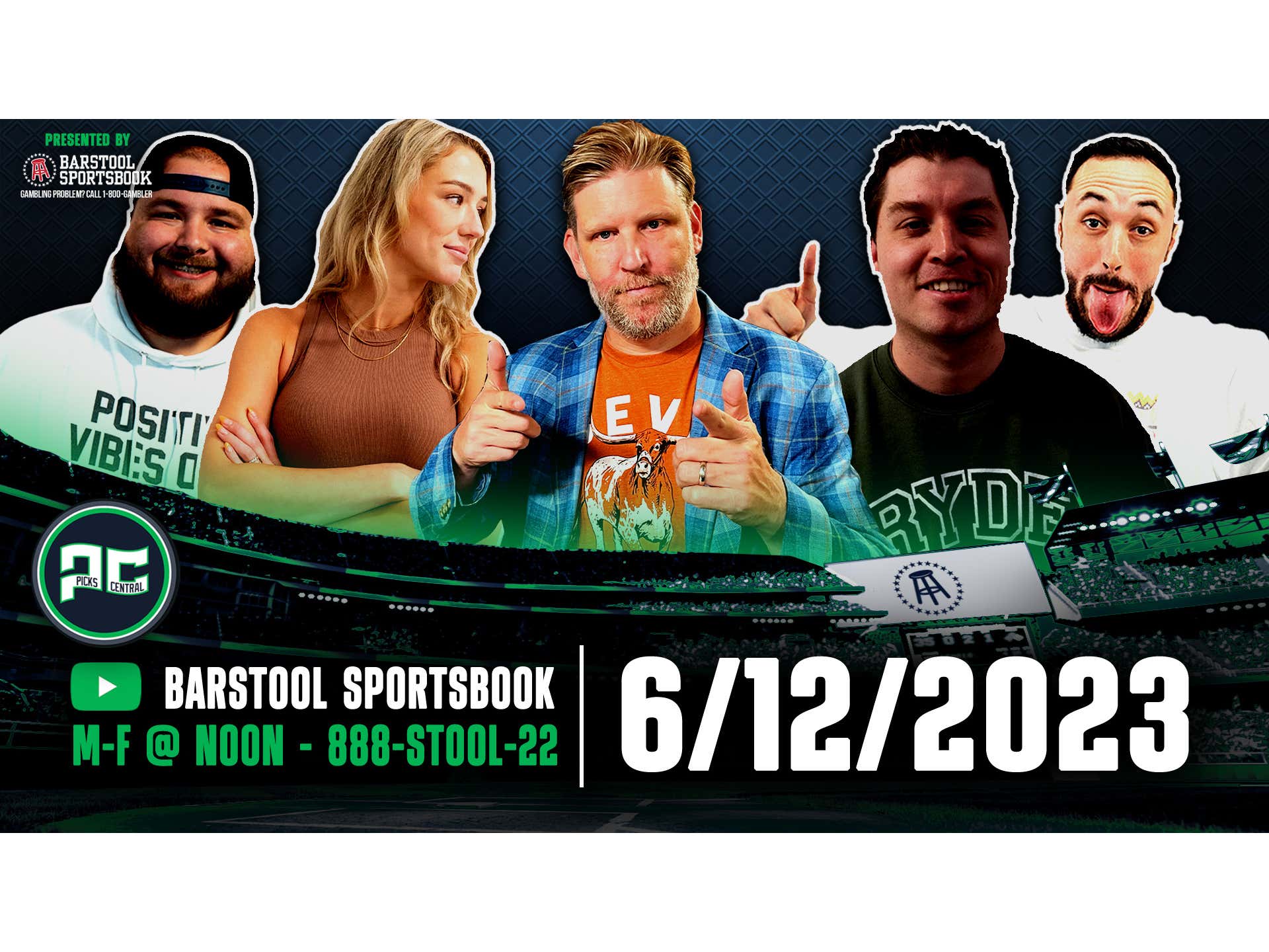 Barstool Sports Picks Central Monday, June 12, 2023 Barstool Sports