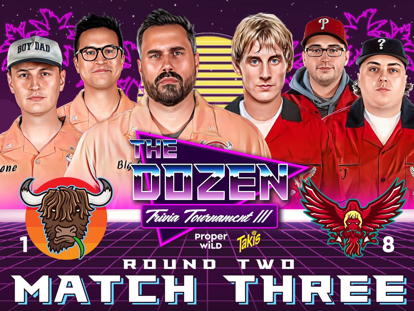 1-The Yak vs. 8-The Baddies (The Dozen: Trivia Tournament III - Round 2, Match 03)
