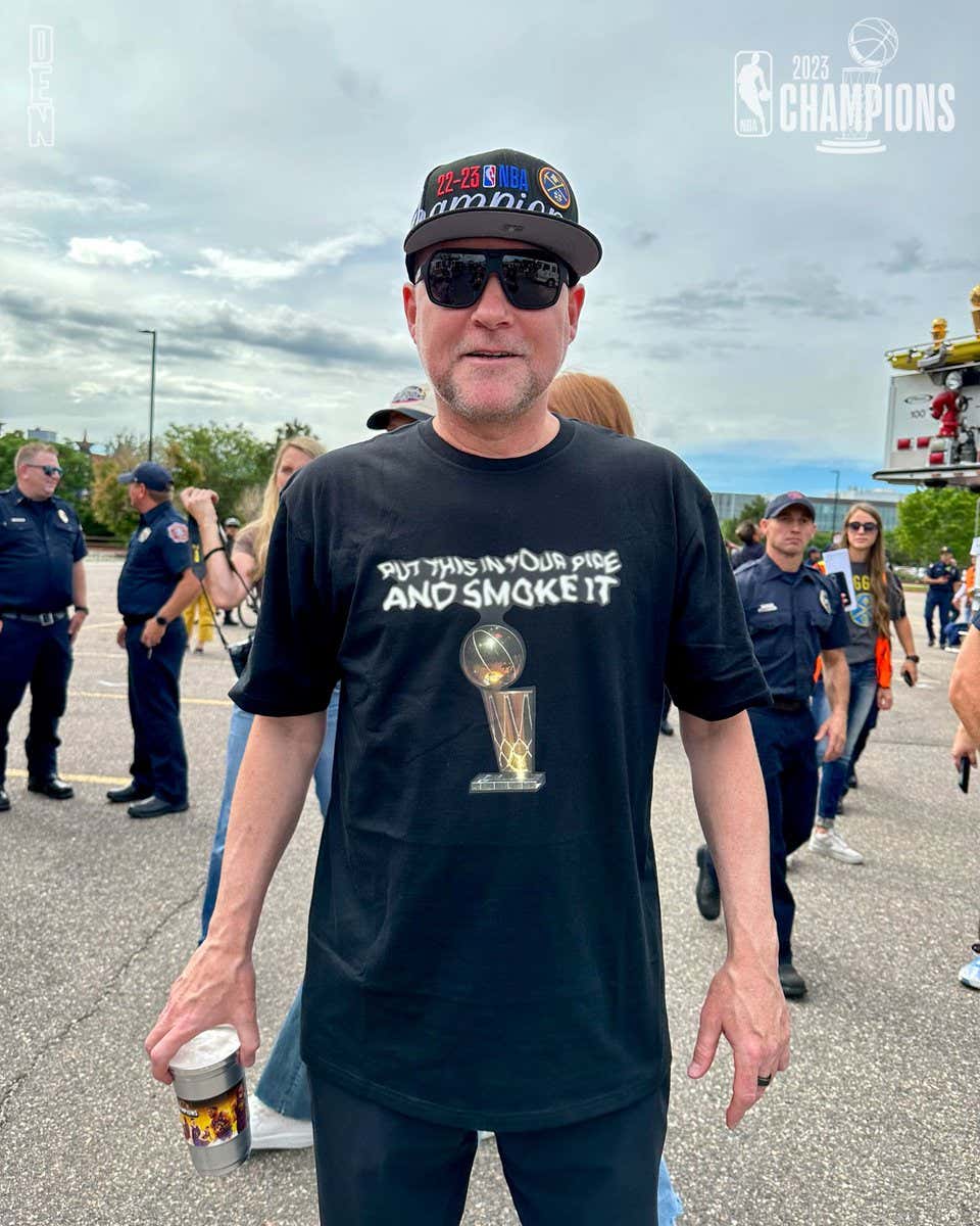 Michael Malone Talking Shit, Christian Braun On Another Planet, And DeAndre Jordan Chugging Beers Has The Nuggets Championship Parade Off To A Great Start