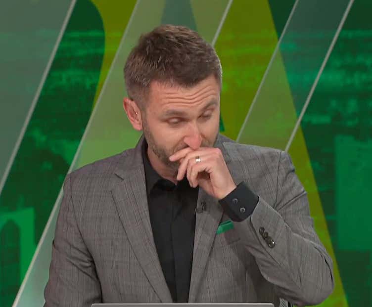 The Oakland A's Studio Host Breaking Down While Discussing The Young A's Fans Being Left Behind After Their Team Moves To Vegas Is Toughhhhh To Watch