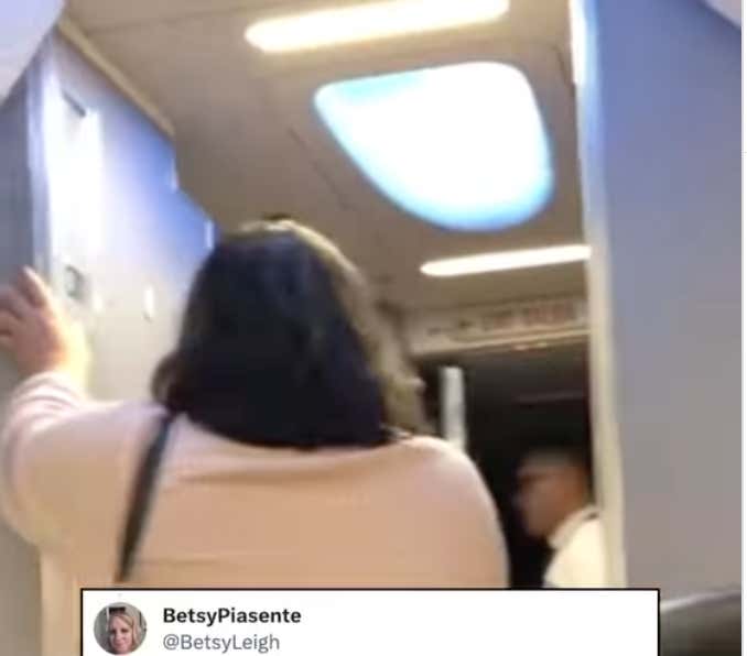 Woman Freaks Out On A Plane Because She Just Wants To Get To (checks notes) Cleveland?
