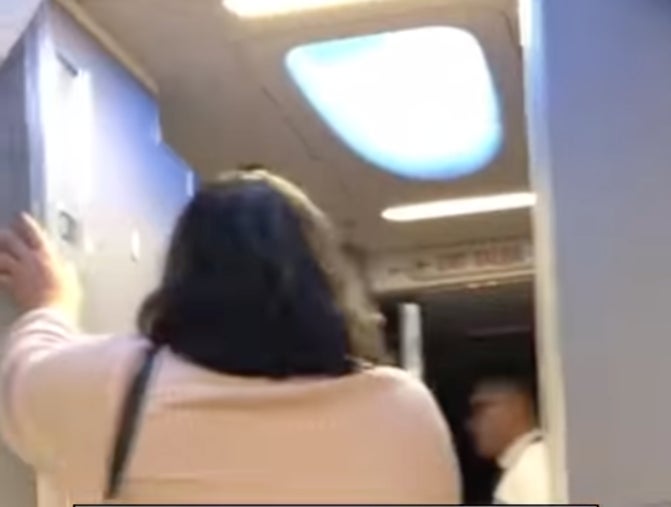 Woman Freaks Out On A Plane Because She Just Wants To Get To (checks notes) Cleveland?