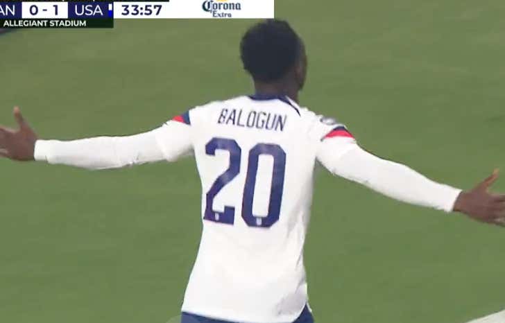 The Future Has Arrived And The Hype Is Real - Flo Balogun Scores His First Goal For The USA In Just His Second Match