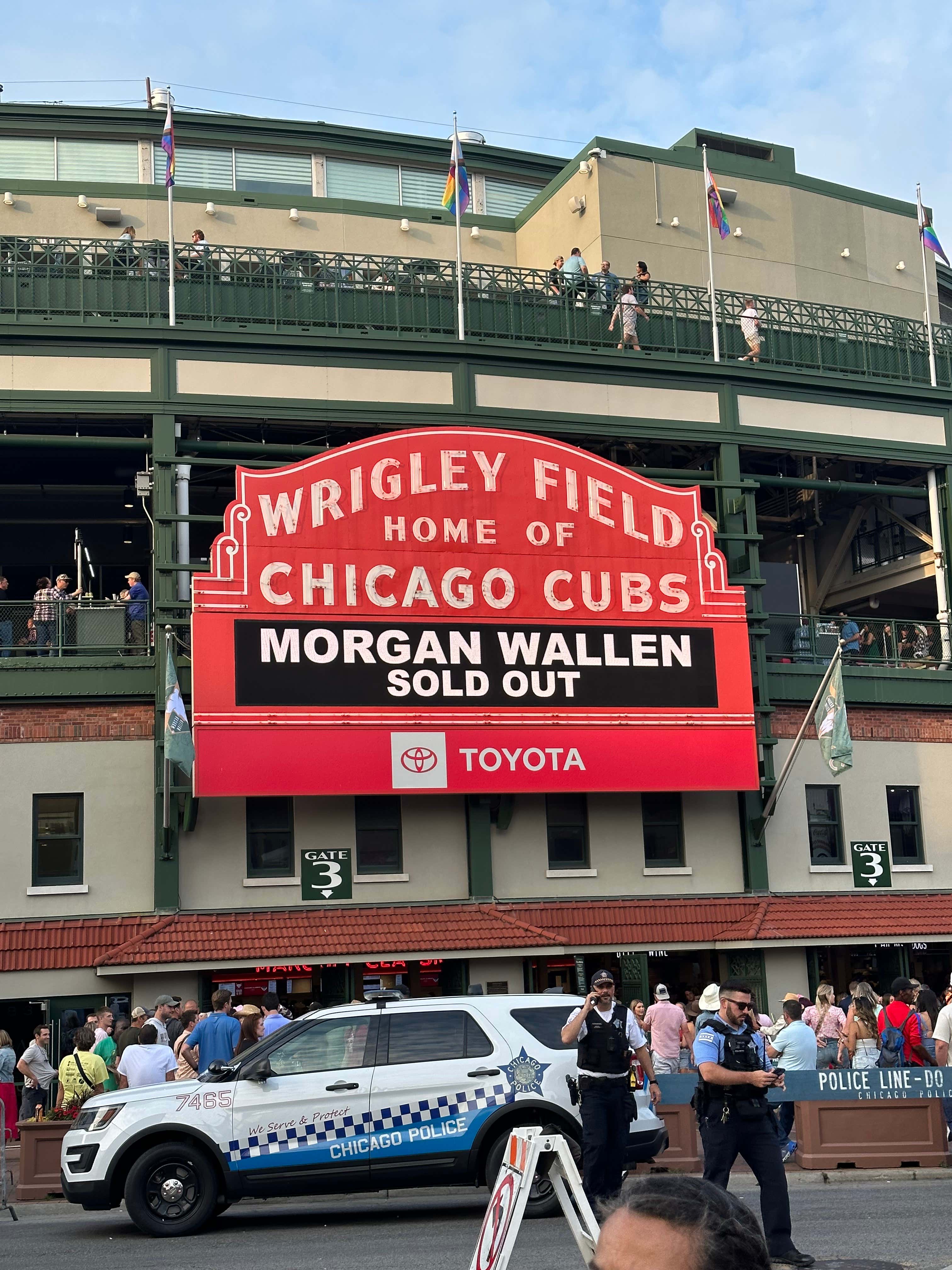 Morgan Wallen Put On A Pretty Great Show at Wrigley Field Last Night For His First Concert Back Since Having To Postpone His Tour