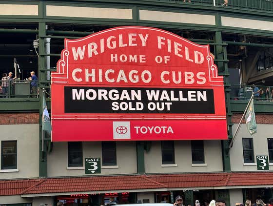 Morgan Wallen Put On A Pretty Great Show at Wrigley Field Last Night