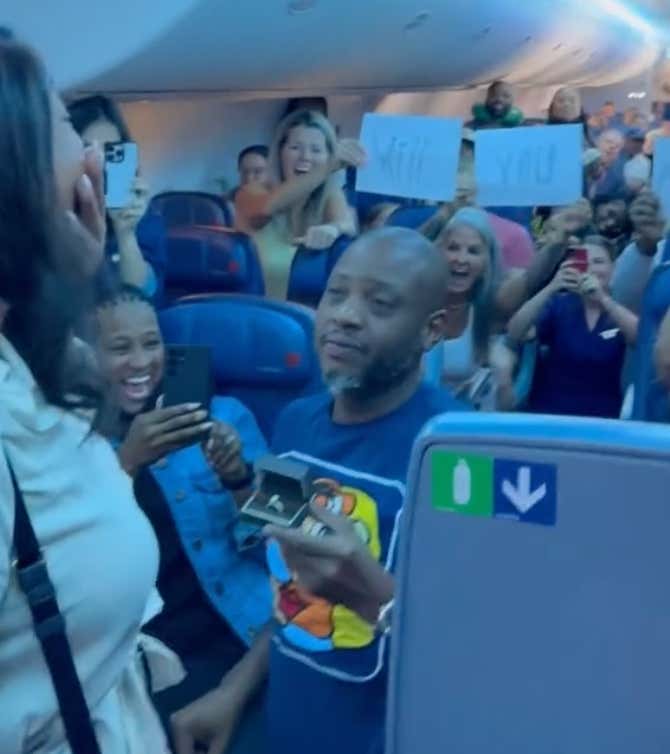 If Your Significant Other Proposes To You On The Plane As You Are Coming Out Of The Bathroom You Have To Say No