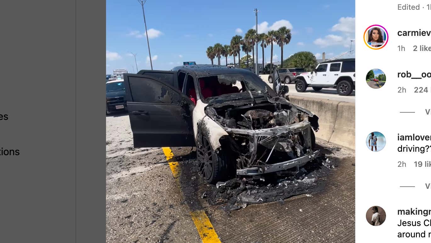 Leonard Fournette Escapes Death As His Car Catches Fire While Driving