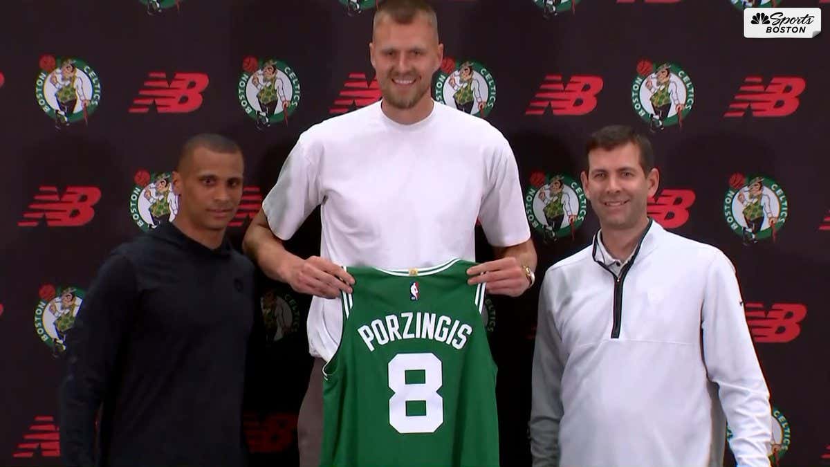 The Kristaps Porzingis Era In Boston Is Officially Underway