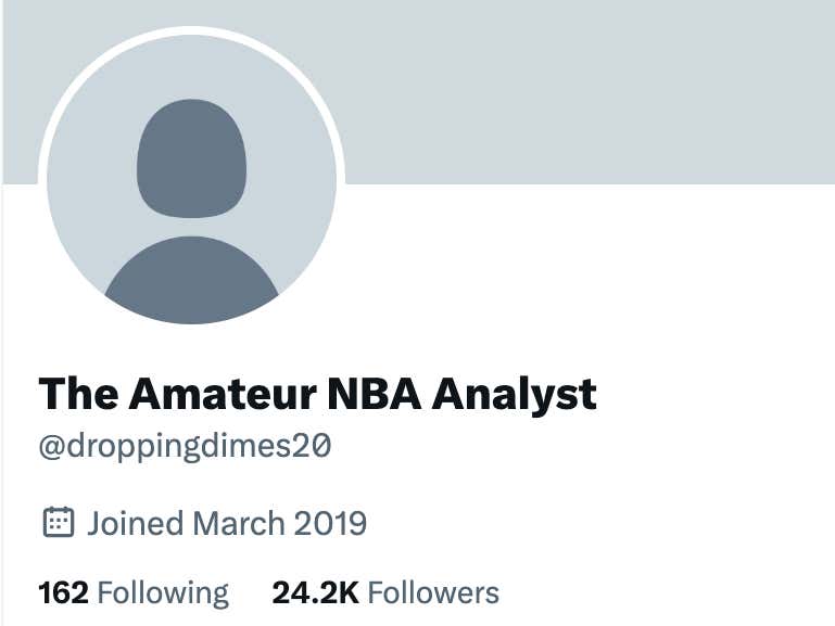 This Random Twitter Account Called "The Amateur NBA Analyst" Is Giving