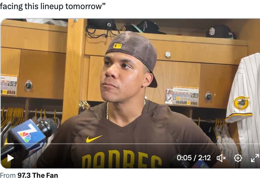 Juan Soto Inexplicably Says Shohei Ohtani Will Have Trouble Pitching Against The Padres Lineup Today