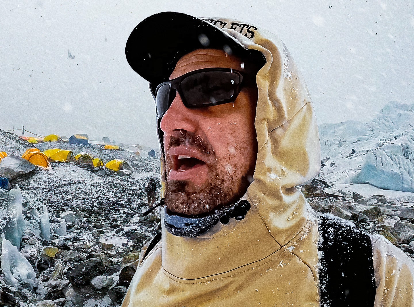 Arriving at Base Camp (IN A BLIZZARD) | Everest Trek Episode 4