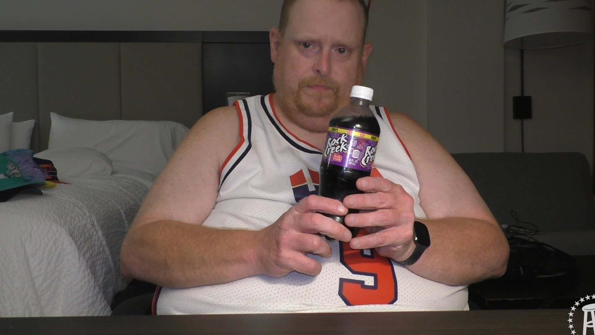 Tank's Taste Test Rock Creek Grape Soda