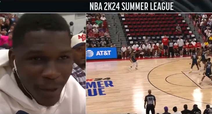 "They Lucky I Wasn't Able To Play Because I Would've Killed These Boys" - Anthony Edwards Out In Vegas Continues To Be The Best Interview In The NBA