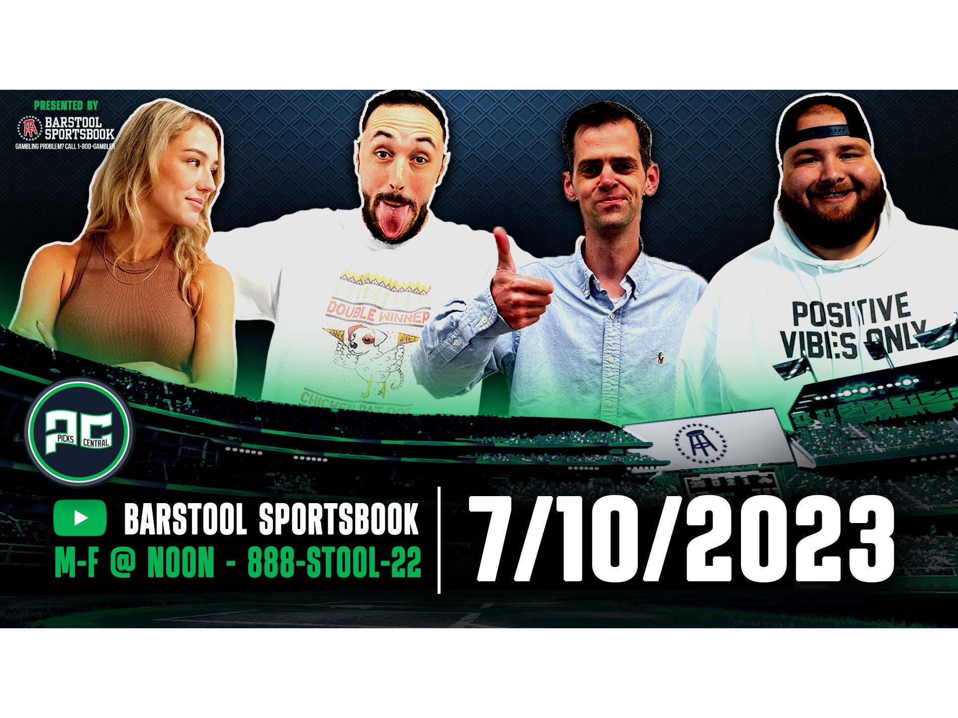 Barstool Sports Picks Central Monday, July 10th, 2023 Barstool Bets