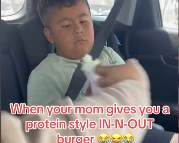 This Kid Fed Up With His Mom After Being Given A Protein Style In-N-Out Burger Is My Hero