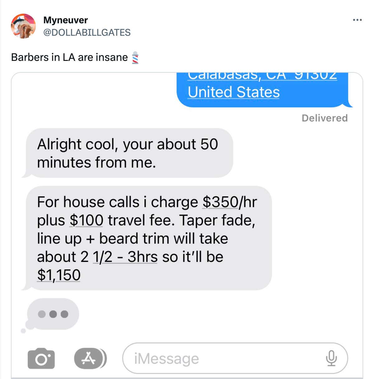 Barbers Need To Be Stopped: They're Now Charging $1,150 For A THREE Hour Haircut In Los Angeles