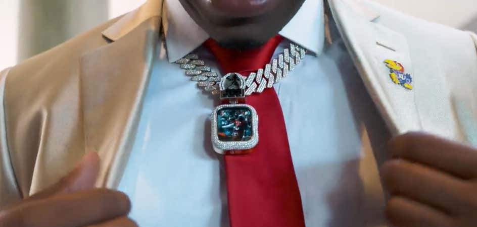 Kansas QB Jalon Daniels Is Rocking A Chain That Plays His Own Highlights