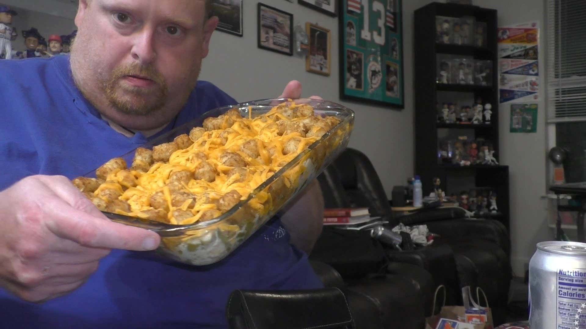 Tank Cooks Minnesota Tater Tot Hot Dish