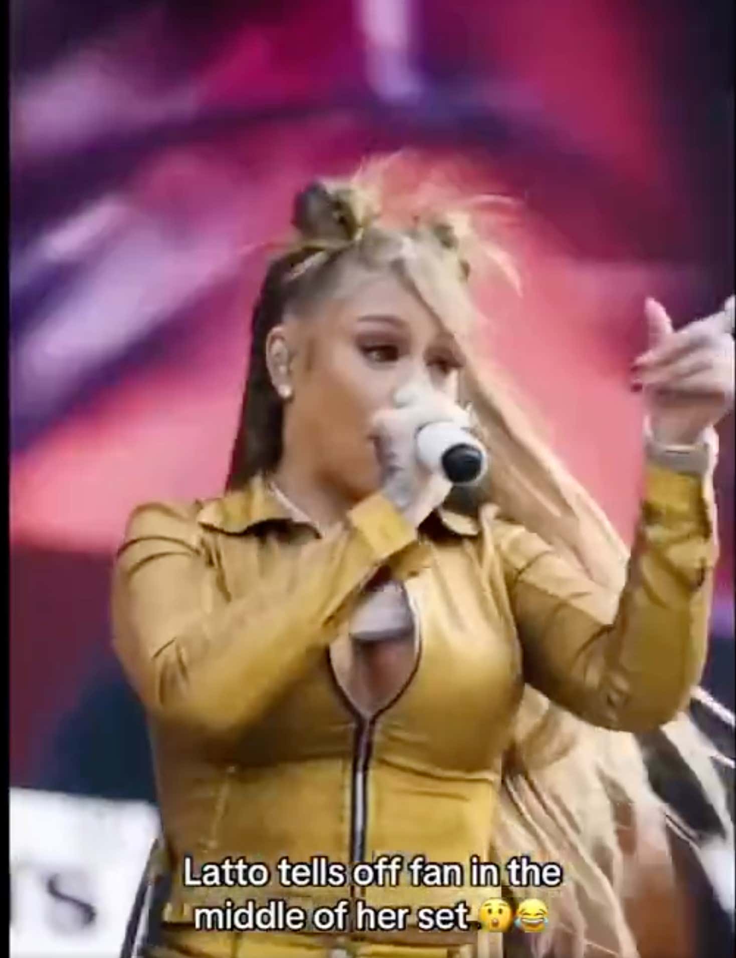 Rapper Latto Ends The Fans Throwing Things At Performers Pandemic By Calling Out The Fan Who Threw Stuff At Her And Saying She'll Beat Their Ass