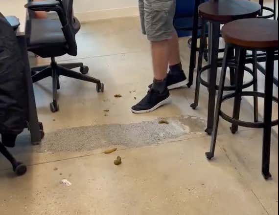 BREAKING: Barstool Employee Steps In Doo-Doo In Front Of Co-Workers