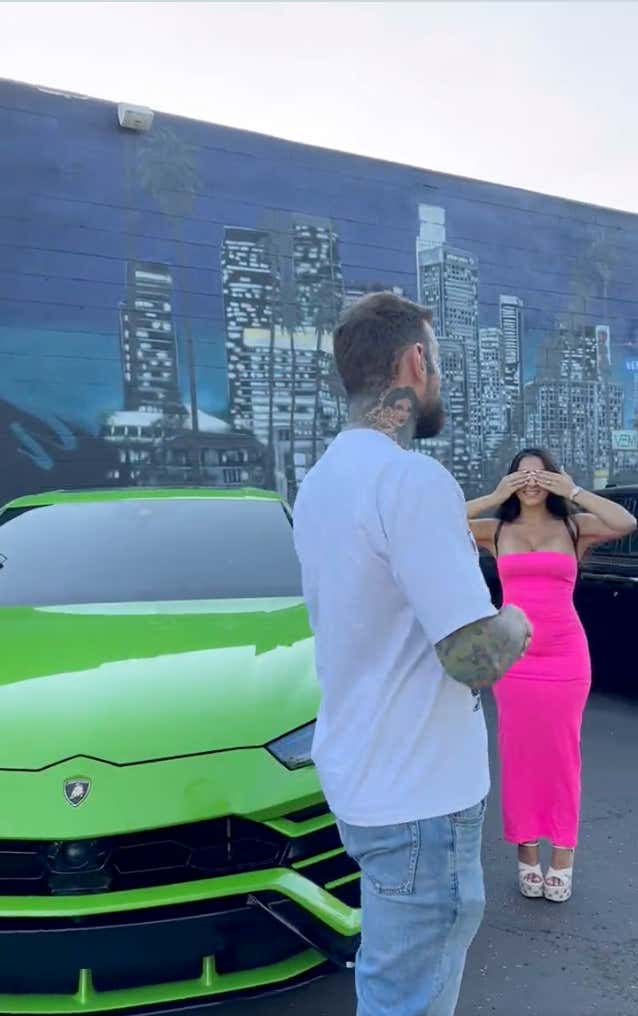Chivalry Isn't Dead: Adam22 Buys His Wife Lena The Plug A $250,000 Lamborghini Urus After Her Porn Video With Another Dude