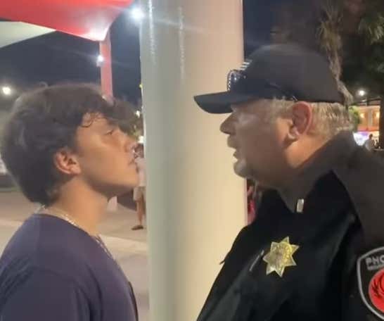 Worst Kid On EARTH Fucks With An Older Security Guard After Having A Couple Of Beers