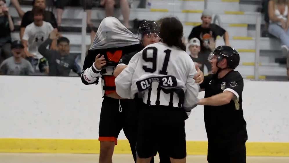 We Had Another Banger Of A Fight In Junior Box Lacrosse