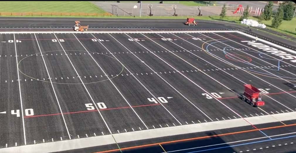 If You Ever Wondered How It Would Feel To Play Sports On The Surface Of The Sun, This D-III School Just Installed Black Turf