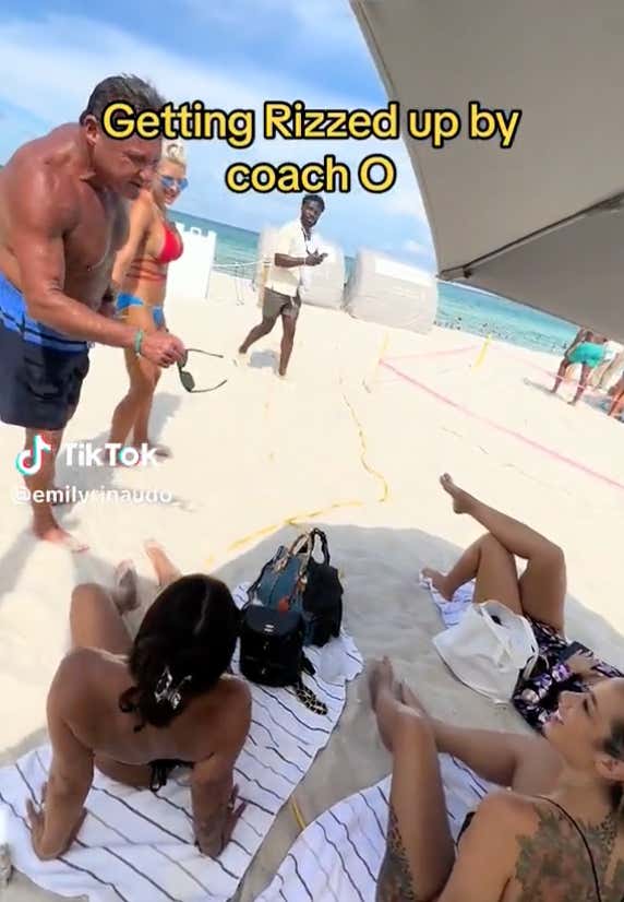 Coach O Now Spends His Summers Rizzing Up Ladies On The Beach