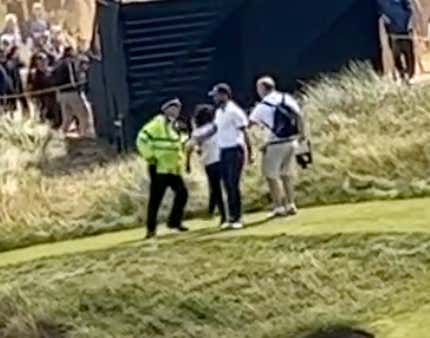 Billy Horschel Should Automatically Make The Cut At The Open After Grabbing A Protestor And Tossing Him To The Cops On The 17th Hole